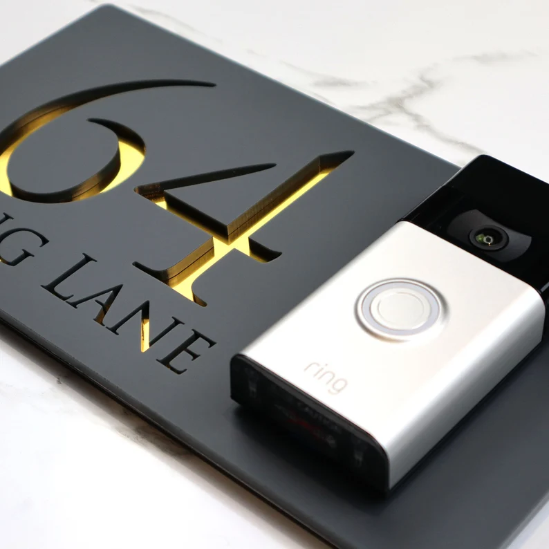 Upgrade Your Home's Style with a Custom-Made Door Number Sign! 