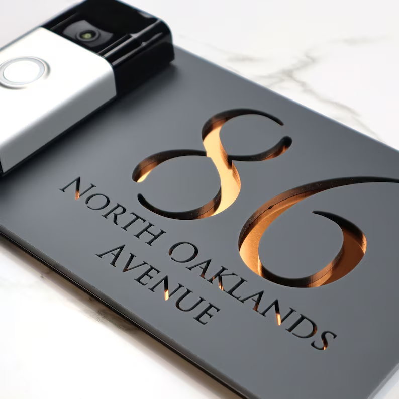 Upgrade Your Home's Style with a Custom-Made Door Number Sign! 