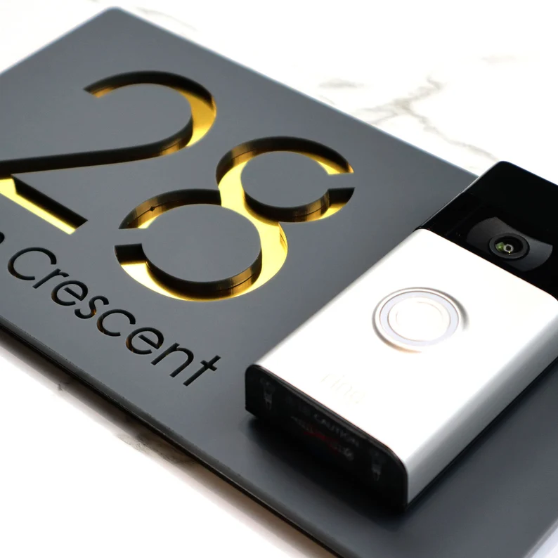 Upgrade Your Home's Style with a Custom-Made Door Number Sign! 