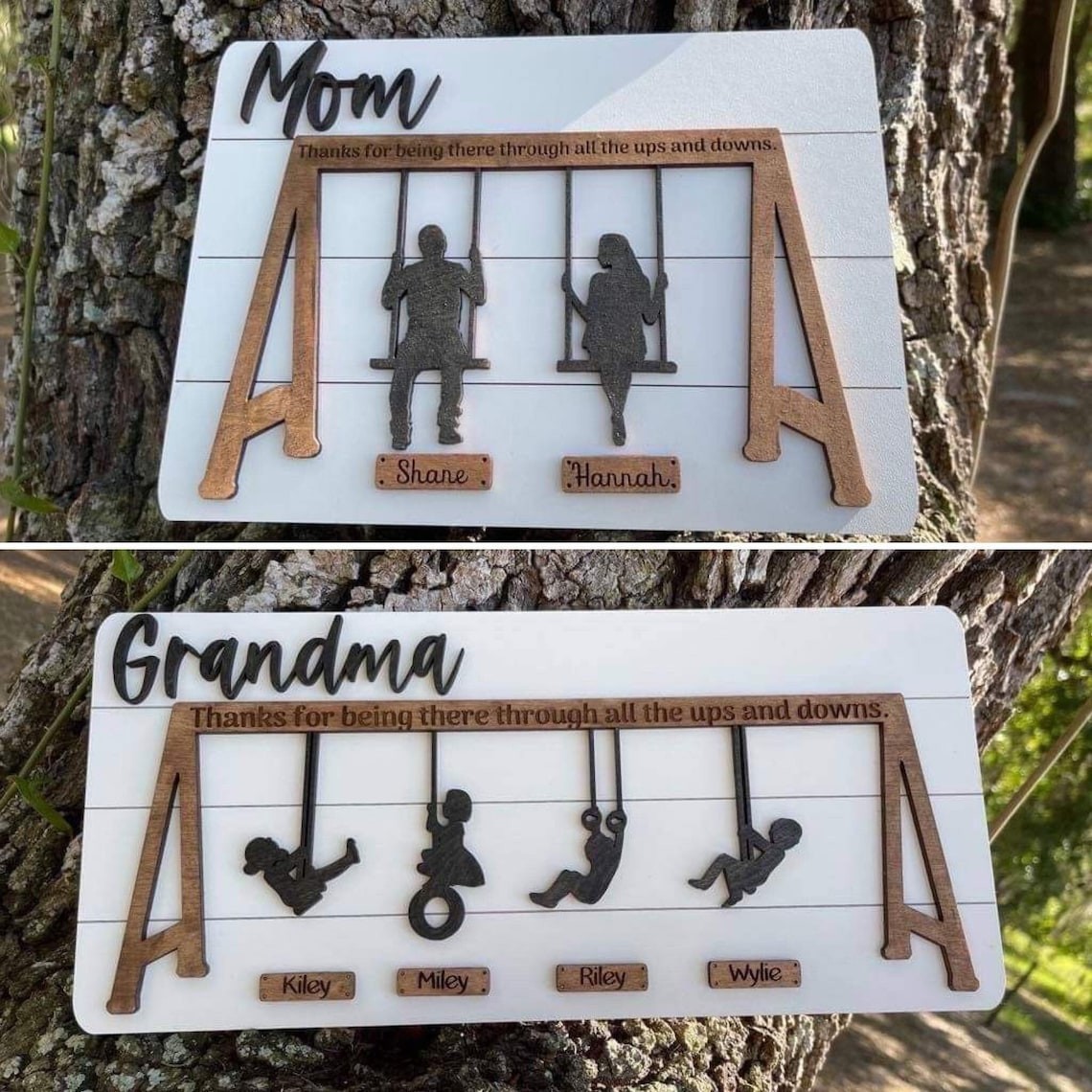Personalized Swing Set Sign For Mother's Day Gift