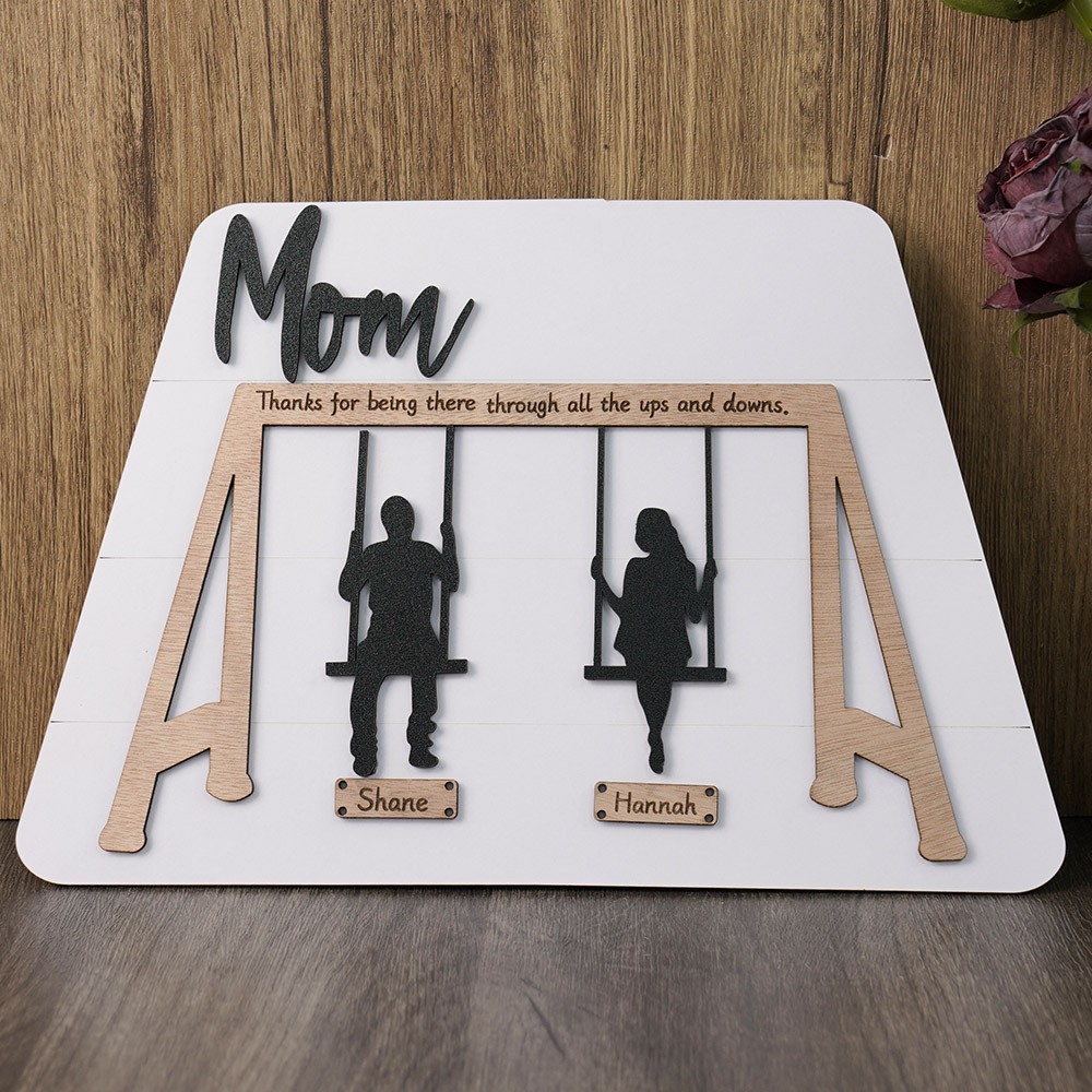 Personalized Swing Set Sign For Mother's Day Gift