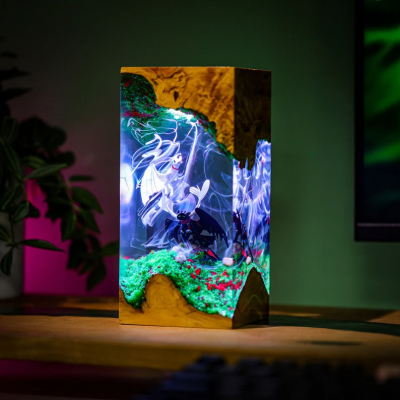 Toothless and Light Fury  Monster Epoxy Light Ideal Gifts for Halloween Christmas