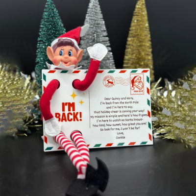 Get a customized return letter, personalized just for you and your elf!
