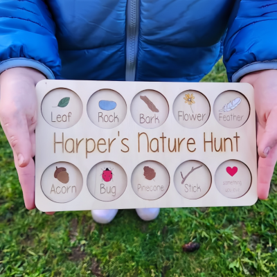 Create unforgettable memories with our handmade, personalized hunt board game
