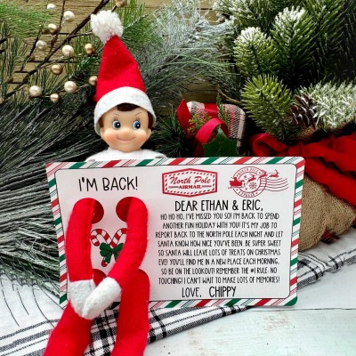 Get a customized return letter, personalized just for you and your elf!