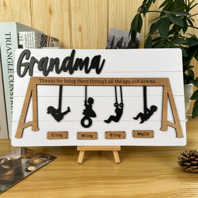 Personalized Swing Set Sign For Mother's Day Gift