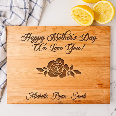 Personalized Cutting Boards Ideal Gift for Mother's Day