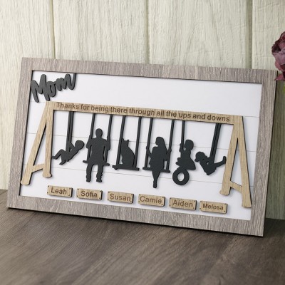 Personalized Swing Set Sign For Mother's Day Gift